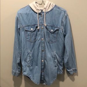 Denim button up